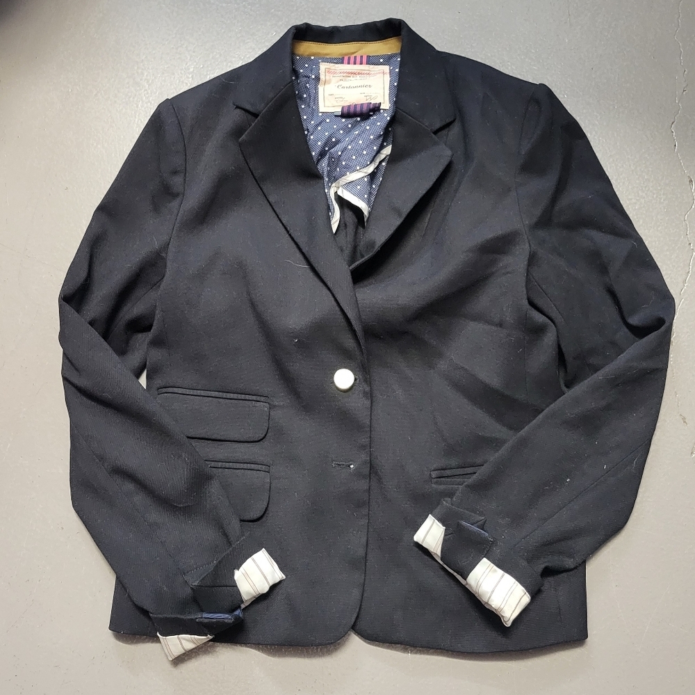 Anthropologie Cartonnier Black Blazer Size 8